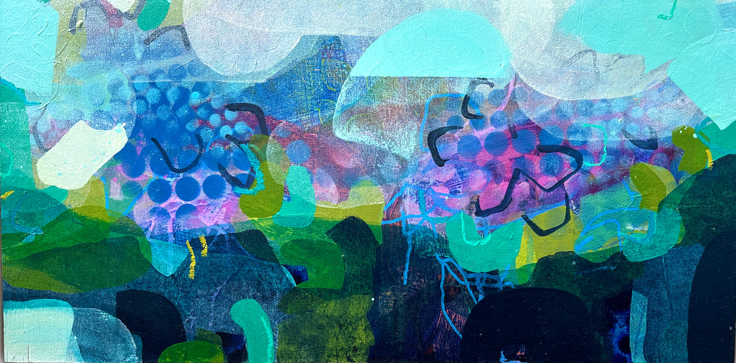 Sea of Hydrangeas 63x33